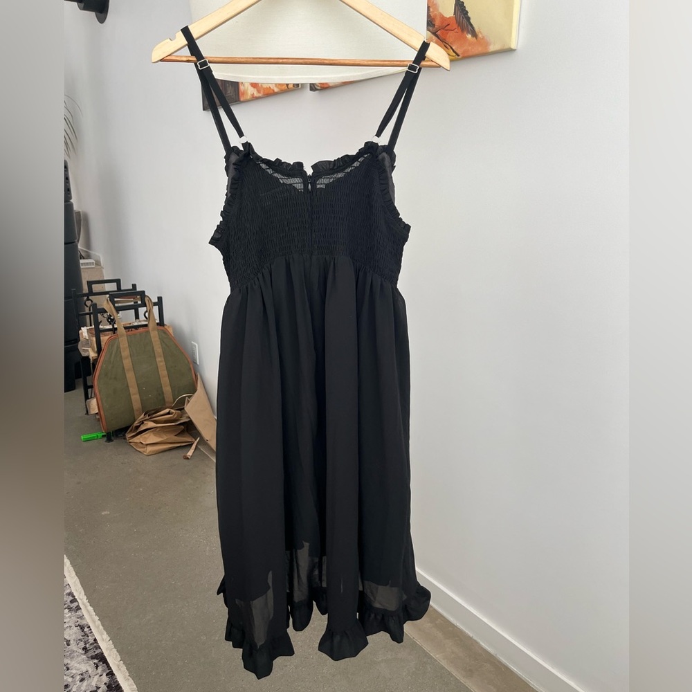 NWT Sourpuss Black Hi-Lo Dress - Picture 3 of 5